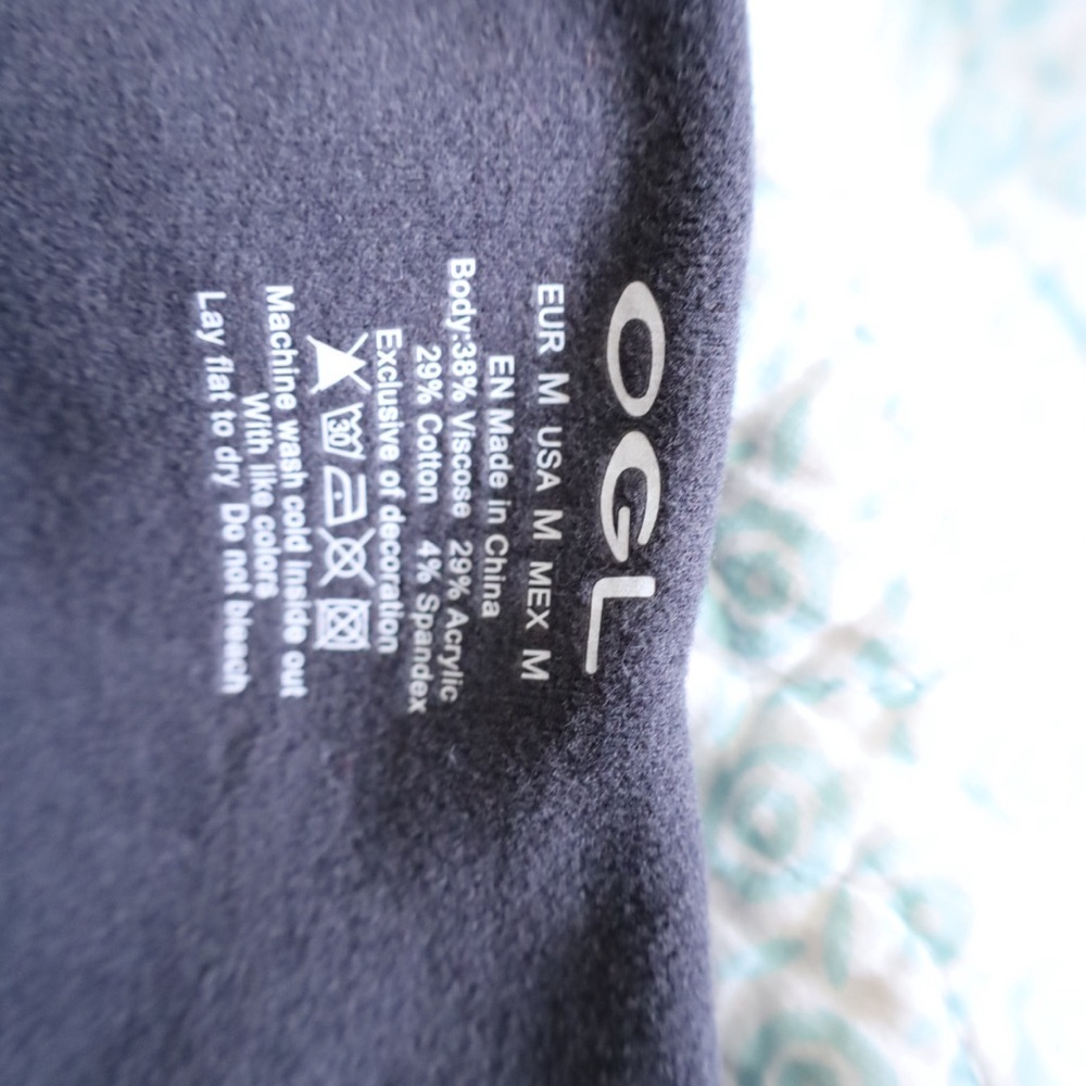 OGL Move Modern Side Ruched Boatneck Bra Top Grey Size Medium - Picture 10 of 10